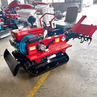 Mini tracteur chenillé avec une forte capacité de montée et un fonctionnement stable pour les rizières, les terres arides et la plantation agricole