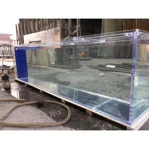 Korallen dekoration Acryl transparent großes quadratisches Rechteck Intex Fischteich Tank groß