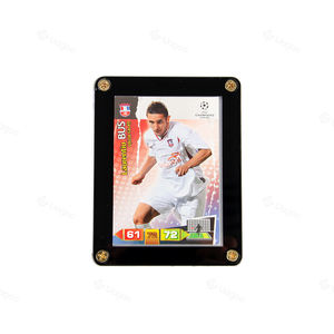 Soporte de exhibición de tarjeta TCG con borde negro moderno Luz LED de pie para Pokemoned - Product Image 3