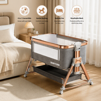 Lit pliant portable en alliage d'aluminium pour bébé, berceau de voyage pour nourrisson, idéal pour chambre, extérieur et hôpital