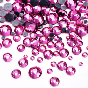 BOBOHOO - Piedras de Estrás Grandes <span class=keywords><strong>para</strong></span> Planchar, Venta al por Mayor, Piedras de Estrás Redondas de Colores DMC, <span class=keywords><strong>para</strong></span> Planchar <span class=keywords><strong>en</strong></span> Zapatos, Prendas, Bolsos, Sudaderas - Product Image 3