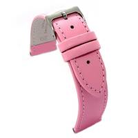 Correa de Reloj Diloy Classic de Cuero de Becerro Liso y Plano, 20mm, Color Blanco, Rosa, Amarillo, Naranja, Excelente Relación Calidad-Precio, Modelo 04b, España