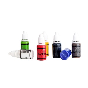 Set de 7 Pigmentos de Tinta para Tatuajes de 15ml, Suministro de Color Permanente para Arte Corporal, para Artistas de Estudio - Product Image 4
