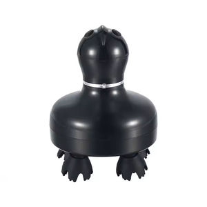 Masseur de tête léger et silencieux en ABS + silicone, respectueux de l'environnement, avec lumière rouge pour la relaxation du corps - Product Image 6