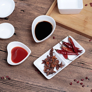 Vajilla de Porcelana Blanca de Lujo y Alta Calidad, Ecológica y Sostenible, Tazones para Servir Salsa de Fresa - Product Image 4