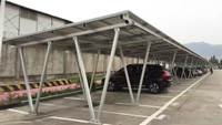 Support de structures de carport photovoltaïque PV 10KW/Solutions d'auvent solaire/support de structures de stationnement de tableau solaire