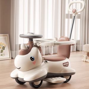 Voiture électrique pour enfants, trotteur à bascule en plastique pour bébés de 1 à 3 ans, jouet sur lequel on peut s'asseoir, rechargeable - Product Image 2