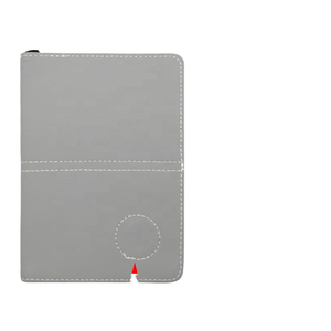 Porte-cartes de score de golf en cuir PU léger personnalisé en direct d'usine, marqueur de balle noir/gris/bleu/rouge modèle CH02, accessoire de golf - Product Image 3