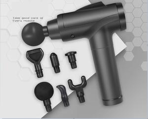 <span class=keywords><strong>Pistola</strong></span> de 6 cabezales de masaje, dispositivo de percusión de mano de 30 velocidades, relaja la Fascia, <span class=keywords><strong>pistola</strong></span> de masaje muscular quiropráctico - Product Image 6
