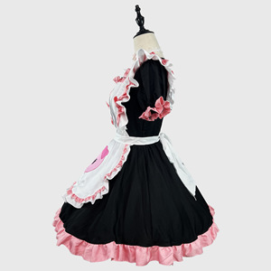 Kuromi Cute Maid Costume Plus Size Cosplay Outfit Fresh Sweet Style Anime Role Play Dress Spring 2024 - Product Image 2