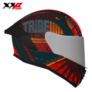 Casques de <span class=keywords><strong>moto</strong></span> intégraux NEUFS avec grand spoiler, double visière, boucle à dégagement rapide, tailles S-XXL, XXP VINDICATOR TRIBE DOT ABS - Product Image 5