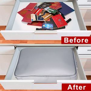 Bolsa Organizadora de Documentos Impermeable y Resistente al Fuego de Gran Tamaño con Cerradura para Protección de Efectivo y Accesorios - Product Image 5