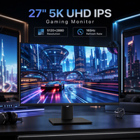 Monitor Gaming 27 Inci 5K UHD IPS Layar 5120x2880 165Hz Refresh Rate Tinggi DP HDMI Produsen OEM ODM