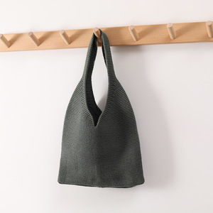 Knitting <strong>Bag</strong> Handbags Large Crochet Tote Retro Cotton Recycled Vestshape Women Organizer Craft <strong>Crotchet</strong> Knit <strong>Bag</strong> - Product Image 5