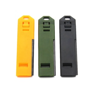 Accessori di sopravvivenza all'aperto fischio di emergenza con focaia di fuoco per escursioni in campeggio - Product Image 2