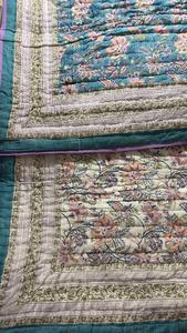 Juego de colcha acolchada de algodón de alta calidad, gran oferta de fabricante indio, funda de cama estampada con bordado ligero para todas las estaciones - Product Image 3