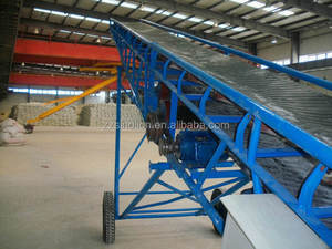 Industriële mobiele draagbare kleine rubberen schuine bandtransportbandmachine met PLC-besturing, regelbare snelheid, food grade, te koop - Product Image 5