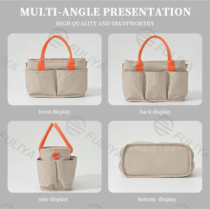 Fuliya, bolsa de gran capacidad para mamá, <span class=keywords><strong>carrito</strong></span> de cochecito, almacenamiento de pañales, bolsa Caddy, bolsas de viaje para pañales de bebé, organizador de cochecito para mujer - Product Image 3