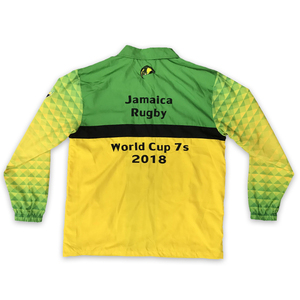 Veste de jogging à fermeture éclair personnalisée de grande taille, coupe-vent imprimée de printemps avec sublimation pour équipes sportives - Product Image 3