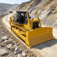 Bulldozer sur chenilles de 54 tonnes à lame de grande capacité pour les projets miniers à grande échelle et les travaux de terrassement lourds