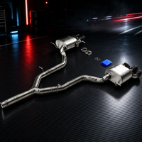Échappement Catback Mercedes Benz C63 W204 en acier inoxydable avec silencieux à valve, accessoires pour voitures, échappement Valvetronic