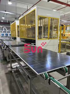 Panel Solar Bifacial de Doble Vidrio SUNPLUS 585W Tipo N con 23.4% de Eficiencia, Marco de Aluminio Anodizado, Stock en EE. UU., Certificación CE - Product Image 4