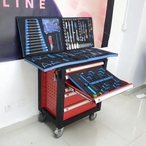 Boîte À Outils professionnelle Ensemble 6/7 Chariot à <span class=keywords><strong>tiroir</strong></span>/Armoire À Roulettes Avec 175 pièces Outils À Main - Product Image 4