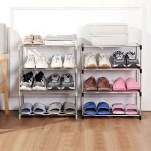 Wholesale 6/7/8-Layer Stainless Steel Detachable Modern <b>Shoe</b> <b>Rack</b> 5 Pipes Per Layer Rust-proof <b>Storage</b> for <b>Shoes</b> Bags Entryway - Product Image 3