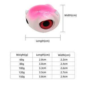 120g Rubbers Skirts Sea Fishing Baits Luminous Lead Head Bait Fishing Lures <strong>Jigs</strong> <strong>Madai</strong> <strong>Jigs</strong> in 60g 80g 100g 120g 150g - Product Image 3