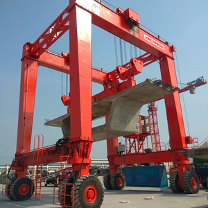 Grúa Pórtico de 100 Toneladas para Yates, Grúa Pórtico con Neumáticos de Goma para Levantar Barcos, para Astilleros - Product Image 1