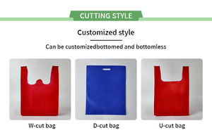 Bolsas de Compras Biodegradables y Reciclables con Impresión Personalizada, Bolsas de Tela No Tejida con Corte Troquelado para Exposiciones - Product Image 3
