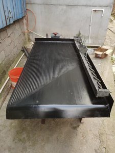 Small Glass Steel <strong>Gold</strong> Beneficiation Shaker <strong>Shaking</strong> <strong>Table</strong> for <strong>Gold</strong> Separating 6S 2100 - Product Image 4