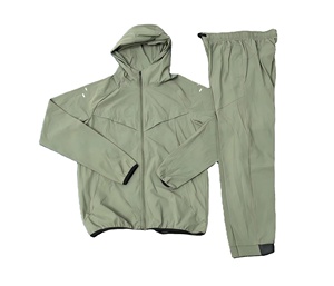 Ensemble de sport OEM pour homme : survêtement d'automne (<span class=keywords><strong>veste</strong></span> + pantalon) pour la course, le fitness et le jogging – Tenue d'entraînement 2 pièces - Product Image 4