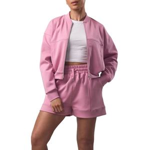 Blouson Bomber Femme de Luxe Imprimé Matelassé Imperméable Tricoté Haut de Gamme OEM avec Logo Personnalisé et Broderie Grande Taille pour l'Automne - Product Image 2