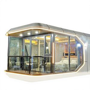Casa Contenedor Prefabricada de Acero de Lujo a Precio Competitivo, Habitación de Hotel Tipo Cápsula Espacial Moderna y Ecológica - Product Image 1