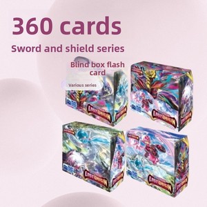 Carte Pokémon Pikachu, Pack de Boosters Pokémon, Série Sword Shield, Boîte Mystère, Cartes Brillantes Pocket Monster, Modèle en Papier 2960, 4-6 Mois - Product Image 5