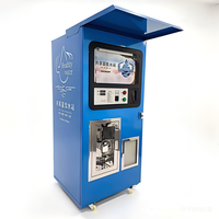 Distributeur d'eau intelligent commercial avec système RO, paiement par pièces/cartes/QR, acier thermolaqué, capacité 800G