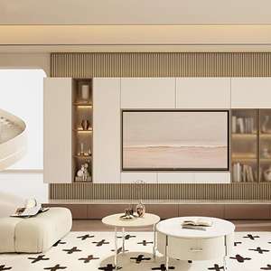 Premium Custom Modern Solid Wood Closet Organizer System Built-<b>in</b> Dining/Living Room <b>Sideboards</b> Shelves Armoire Wardrobe - Product Image 1