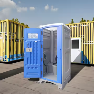 Toilettes portables écologiques préfabriquées modernes en vente avec remorque, toilettes en matériau HDPE, toilettes bon marché - Product Image 6