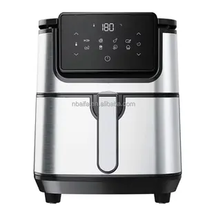 Aifa OEM Customize Air Fryer 6L 7L 8L Full Stainless Steel Air Frier Without Oil Digital Control Cooker Air Fryer Oven
