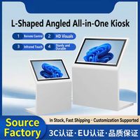 Support d'écran tactile ergonomique inclinable 55 pouces pour affichage commercial intérieur