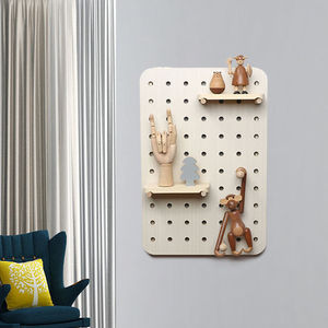 Étagère de rangement murale rectangulaire en bois, sans perçage, pour organiser les jouets - Product Image 3