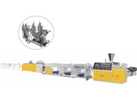 Machine de production de tuyaux en fil électrique PVC/Machine de fabrication de conduits électriques PVC/Extrudeuse de tuyaux ondulés Machine à tuyaux flexibles