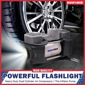 <span class=keywords><strong>Gonfleur</strong></span> d'air de <span class=keywords><strong>voiture</strong></span> portable à double cylindre en métal avec manomètre numérique 101-150 PSI, <span class=keywords><strong>homologué</strong></span> CE pour SUV 4x4 - Product Image 4