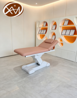 Table de massage électrique ergonomique avec base stable, lit de beauté réglable pour maquillage permanent et soins du visage