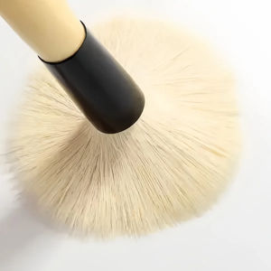 YRX Juego de 9 Brochas de Maquillaje de Viaje con Mango de Bambú, Brochas de Maquillaje Naturales de Pelo Animal - Product Image 5