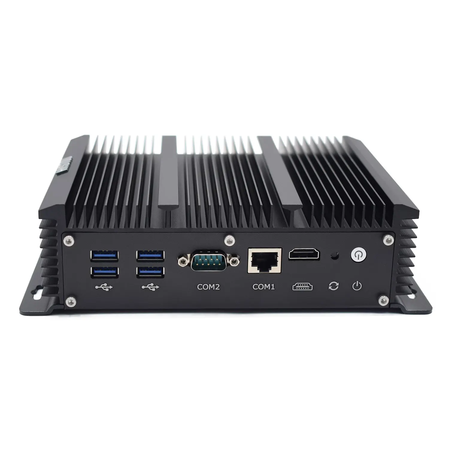 6 * LAN เราเตอร์มินิ PC Core I5 10210U 8265U HD MI 2 * RS232 Cele Ron 3865U ITX ไฟร์วอลล์อุตสาหกรรมแบบไม่มีพัดลมเซิร์ฟเวอร์ PfSense 3G/4G WiFi