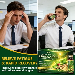 Suplemento Líquido de <span class=keywords><strong>Ashwagandha</strong></span> al por Mayor, Alivia <span class=keywords><strong>la</strong></span> <span class=keywords><strong>Ansiedad</strong></span>, Mejora <span class=keywords><strong>la</strong></span> Concentración, Aumenta <span class=keywords><strong>la</strong></span> Vitalidad, Bebida Oral Herbal Natural <span class=keywords><strong>para</strong></span> Adultos - Product Image 4