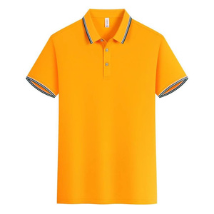Polo Shirt Short Sleeve Solid Color Polyester Unisex Workwear Daily Wear - Product Image 3