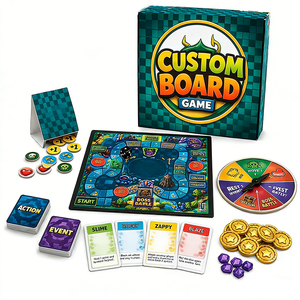 Custom Printed Board Game OEM Factory High Quality Card Game Production Service for Kids Fun Family Entertainment - Product Image 1